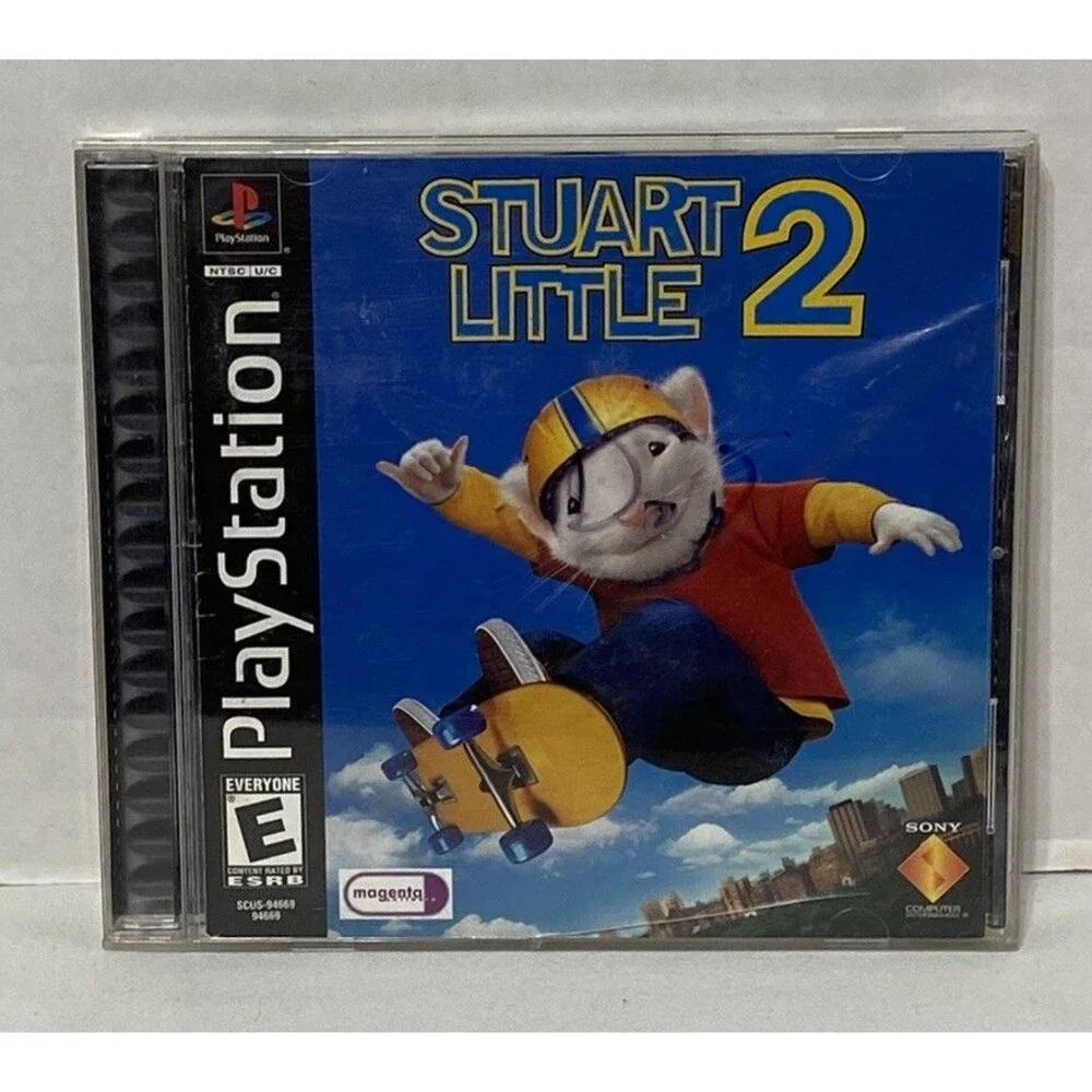 Stuart Little 2 (Sony PlayStation 1, 2002) Complete. Tested. Black Label 🔥